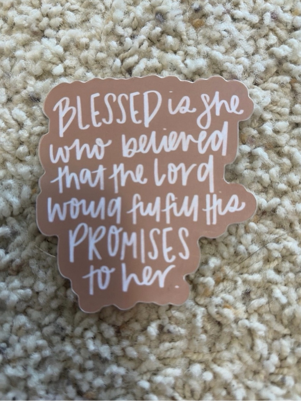 Blessed Script Sticker - Picture 2 of 3